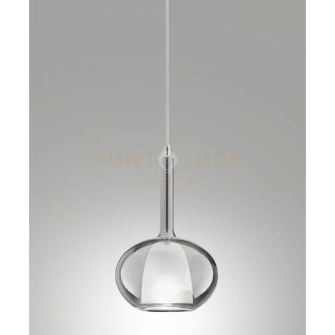 3787-59-126 EDISON  VETRO FUME' D.16CM COMPLETO DI CAVO X KIT LUCI