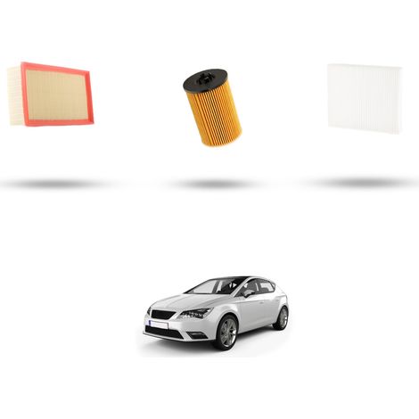 Kit tagliando 3 filtri compatibile con Seat Leon III 2.0 TDI 135kw Dal 2012