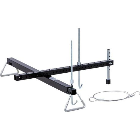 Support Moteur Universel 315 kg - Préhsion 2 et 3 Points - Solide et Stable pour Mécanique, Acier - D-Work