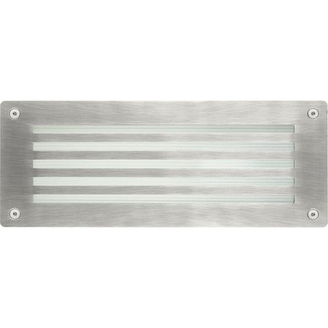 Empotrable pared PILOT IP54 E27 42W Inox