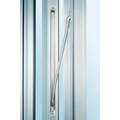 Passe câble à encastrer KU480 inox ouverture 180° longueur 370 mm - DORMAKABA