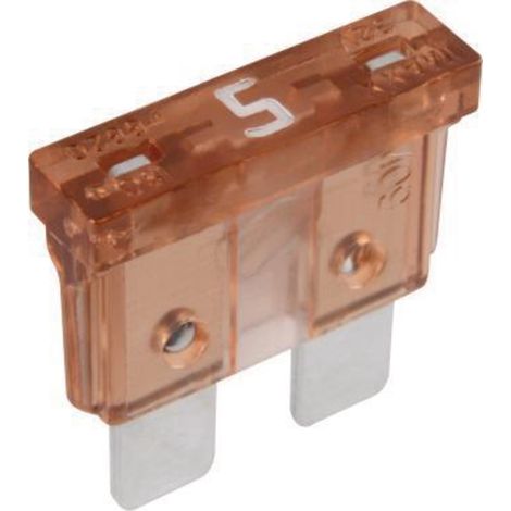 Fusibili piatti standard 32V 5A 19,05x18,54mm marrone chiaro 5 pezzi