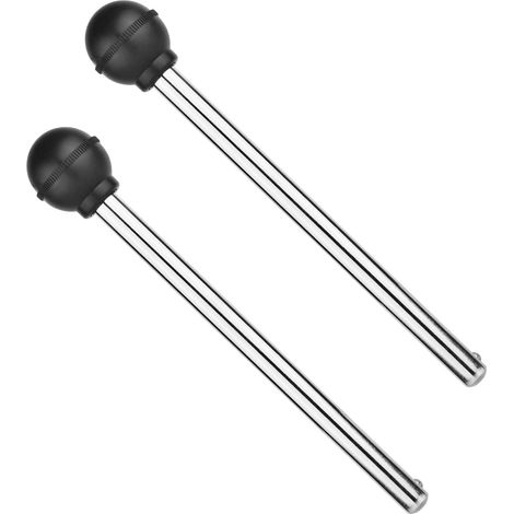 Lot de 2 Goupilles de Poids, Goupille Ronde Résistante à la Traction de 3/8 Pouces de Diamètre Espace de Verrouillage de 6 Pouces pour Pièces de Machine d'exercice de Gym à Domicile (1/5)