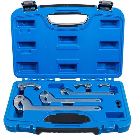 Jeu de Clés à Ergots 8 pcs 35-120 mm - Acier Résistant - Précision et Durabilité, Pro - D-Work (1/5)