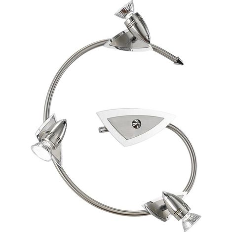 EGLO Wave Faretto d'illuminazione da superficie Cromo GU10 50 W D [Classe di efficienza energetica D] (1/2)