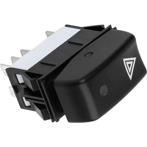 Warnblinkschalter für Linkslenker (schwarz) (1/5)