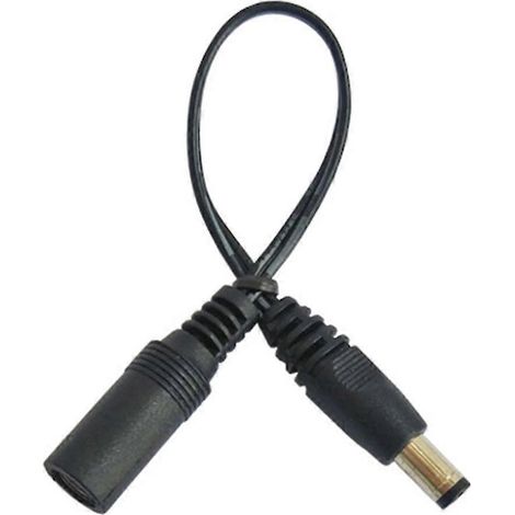 Câble adaptateur d'alimentation (connecteur femelle DC5521 vers connecteur mâle DC2507/35135/4017/4817/5525) pour routeur, caméra et éclairage LED (5,5 x 2,5 mm). (1/5)