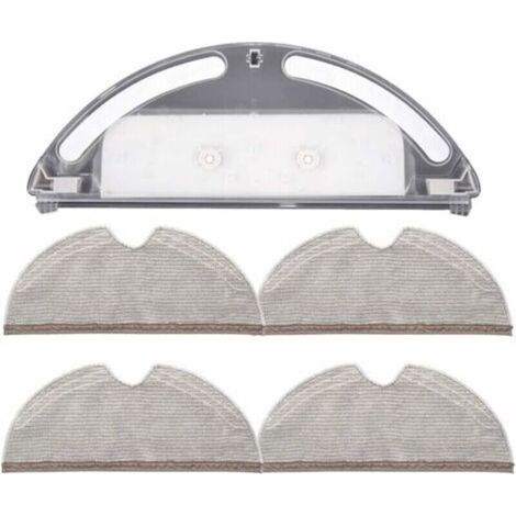 Réservoir d'eau avec 4 chiffons à couverture complète pour aspirateur Xiaomi Roborock S5 S50 S51 S55 S6 (1/5)