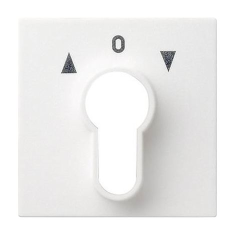 Copertura interruttore Gira 066403 bianco lucido 8,2x9 cm