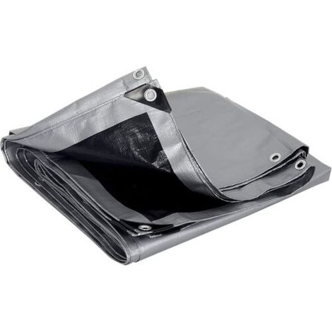 WOLTU 180g/m² 5x6m Telone Impermeabile Telo di Protezione Antipioggia Copertura PE