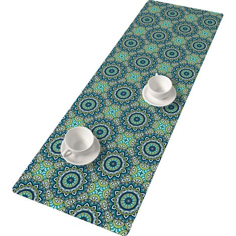 Runner da tavola Anais 95×33 cm - feltro ecologico, protezione per il tavolo, motivo decorativo, Bertoni (1/5)