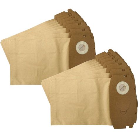 20 Papiertüten, kompatibel mit dem Kärcher 6.904-322-AquaForge Staubsauger