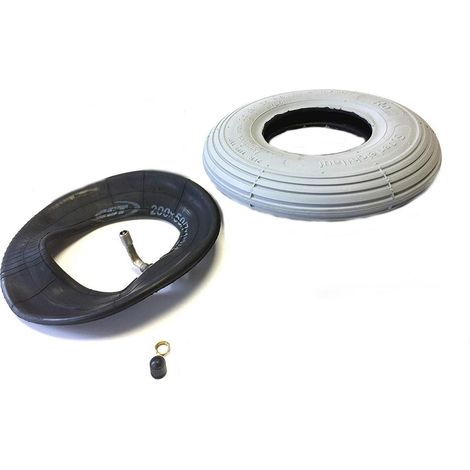 Pneu Poussette Deli Tire 200-50 S379 2PR + Chambre à air (1/3)