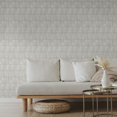 Papier peint intissé Palissade Hanoi 1005 x 52cm Beige (1/4)