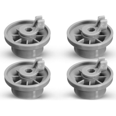 Lot de 4 Roulettes de Lave-vaisselle pour Panier Inférieur, roulettes panier lave-vaisselle,Roues de Lave-vaisselle pour Siemens, Bosch 165314 (1/5)