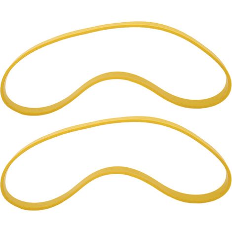 Beyamis Lot 2 roues scie ruban 9 pouces - Caoutchouc jaune antidérapant silencieux (1/5)