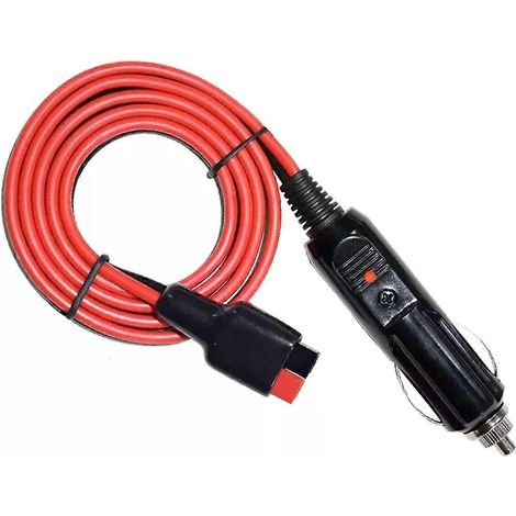 Adaptateur allume-cigare de voiture avec fusible 15A, rallonge de 95 cm de calibre 14AWG, compatible avec le port Anderson PowerPole. (1/5)