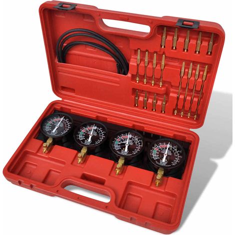 Set Strumenti Sincronizzazione Carburatore Vacuum per Manometro vidaXL (1/5)