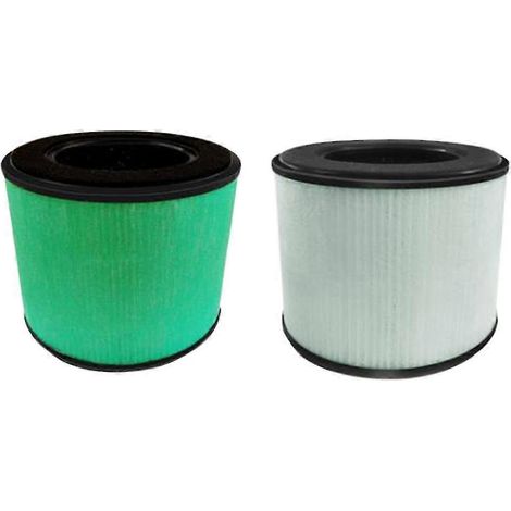 2 Stück Bs-08 3-in-1-Hepa-Ersatzfilter, kompatibel mit Partu Hepa-Luftreiniger-Filterteil (1/5)