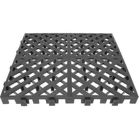 Grille de sol pour station de lavage auto, tapis emboîtable robuste compatible, drainage efficace (1/5)
