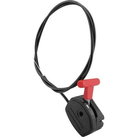 Cable para cortacésped, cable del acelerador con kit de piezas de palanca de interruptor para herramientas de jardinería de repuesto para cortacésped (1/5)