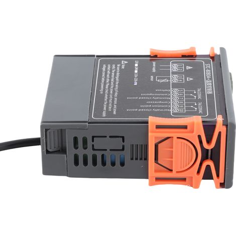 Thermostat numérique STC-8080A+ pour réfrigérateur avec dégivrage automatique et sonde NTC 220 V (1/5)