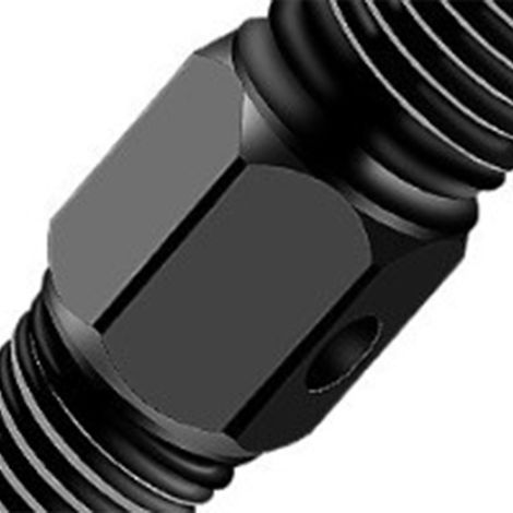 Outil d'extraction de vis à double extrémité en acier A4 pour filetage cassé de tuyaux d'eau de 1/2 po et 3/4 po - Kit d'extraction de vis de 1/2 po et 3/4 po (1/5)
