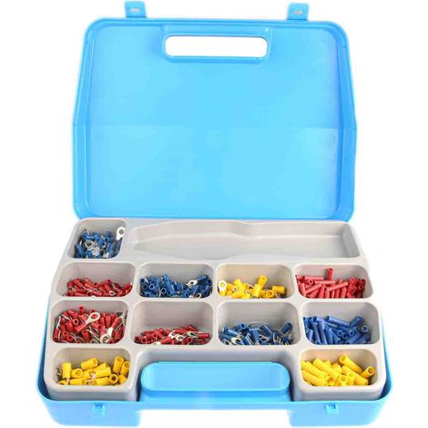 Bornier isolé RS PRO, 750 pièces, avec Bague 0,5 mm² 6 mm², cosse à fourche et à prolongateurs ( Prix pour 1 Kit ) (1/5)