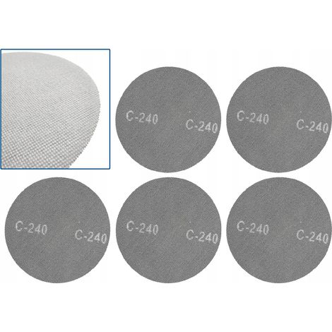 Malla abrasiva de velcro de 225 mm P240 (5/250) (1/3)