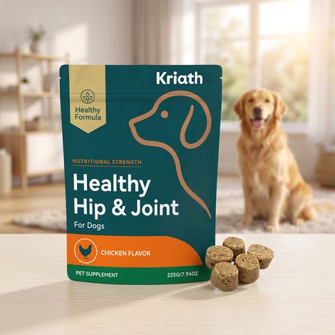 Comprimés à croquer doux pour chiens, favorisant la souplesse et le confort des articulations, idéaux pour les soins quotidiens de votre animal de compagnie – 225 g (1/5)