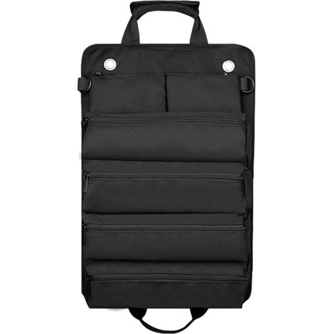 Bolsa de herramientas enrollable, bolsa para herramientas, bolsa de mano, organizador de bolsillo con cubo para llaves, diseño funcional para proteger y transportar herramientas.