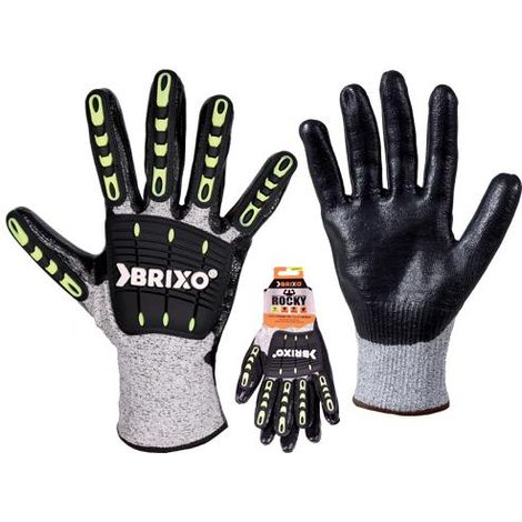 GUANTI BRIXO ROCKY COTONE-TPR/NITRILE XL