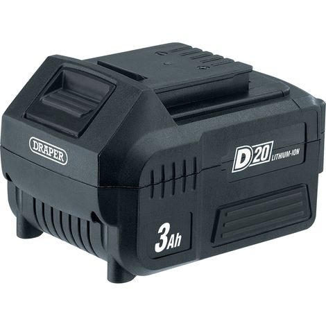 DRAPER REPLACEMENT BATTERY D20 20V 3.0AH CORDLESS INTERCHANGEABLE LI-ION 00649 (1/5)