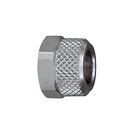 Riegler Überwurfmutter, M16x1,0, für Schlauch 12/10 mm, SW 19, MS vern. (1/3)
