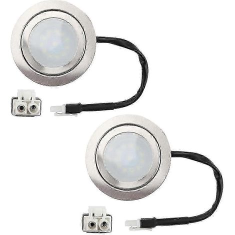 Ampoule LED 12 V CC 1,5 W avec culot EL (mâle) pour hottes aspirantes (lot de 2) (1/5)