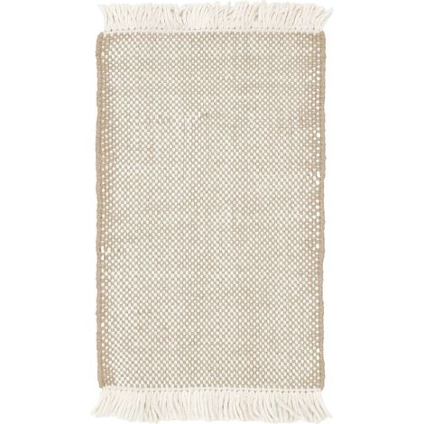 Tapis de Salon et Chambre en Laine Naturelle, Tissage Précis et Doux, Style Raffiné, 120 x 170 cm - PANGIVO