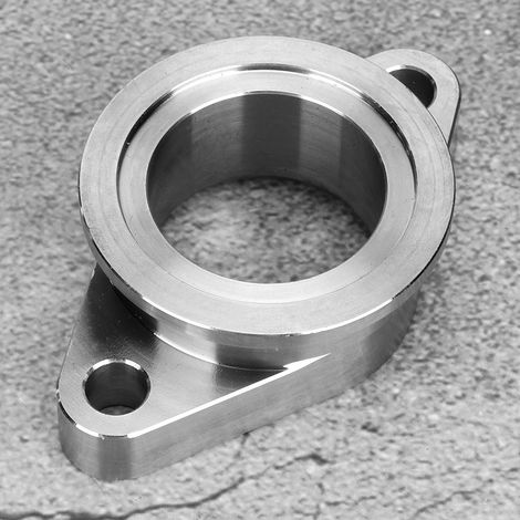 Bride SS304 1.5in 2 trous vers MVS VBand Adaptateur bride décharge, acier inoxydable 38mm, pièce turbo, collecteur, kit fixation. (1/5)