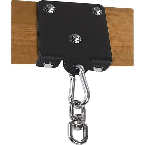 Heavy Duty Punching Bag Hanging Hook, 360° Rotating Wooden Beam Hook for Boxing Training, Muay Thai, Aerial Yoga, Swing and Hammock