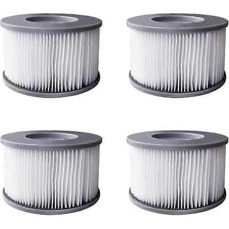Lot de 4 filtres pour spas gonflables MSpa, cartouche filtrante version améliorée compatible avec tous les spas MSpa actuels-AquaForge (1/4)