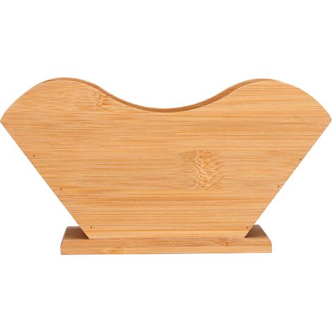Porte-filtre à café en bambou, distributeur de mouchoirs réutilisable en forme de V, pour la maison (1/5)