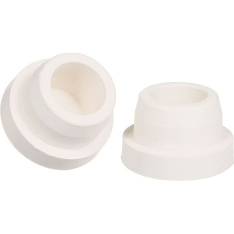 Lot de 2 butoirs d'échelle pour piscine enterrée, compatibles avec les tubes d'échelle de 4,8 cm de diamètre intérieur pour liner de piscine. (1/5)