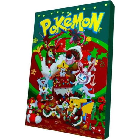 Other Christmas Decorations, Pokemon Christmas Advent Calendar, 24-Piece Box for Action Figures, Toys, Anime Figures, Gift for Children