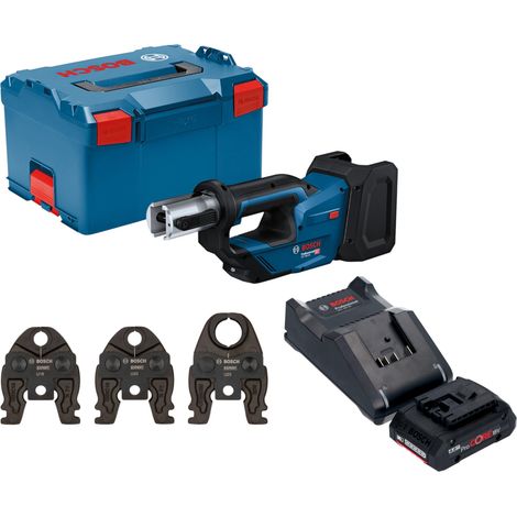 Bosch 06019M2003 GPT 18V-19 Utensile a pressione a batteria, L-BOXX 238, Kit U - senza batteria - senza caricabatterie + L-BOXX 238 (1/5)