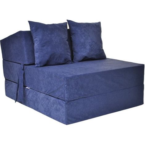Colchón para invitados Azul Marino - colchón plegable - 200x70x15 cm - colchón de camping