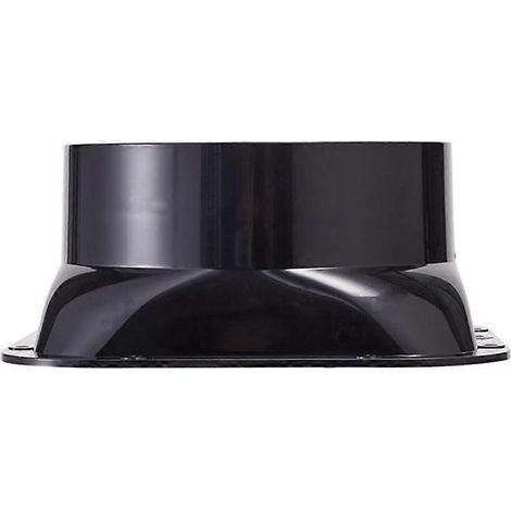 Connecteur de canal compact et efficace en plastique ABS avec une conception à bride carrée pour une installation facile (100). (1/5)