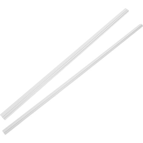 Baguettes Bois pour Décoration Intérieure de Maison de Poupée Moulures Miniatures de Plinthe et Corniche Blanches Accessoires pour Scènes DIY Micro Paysage (1/5)