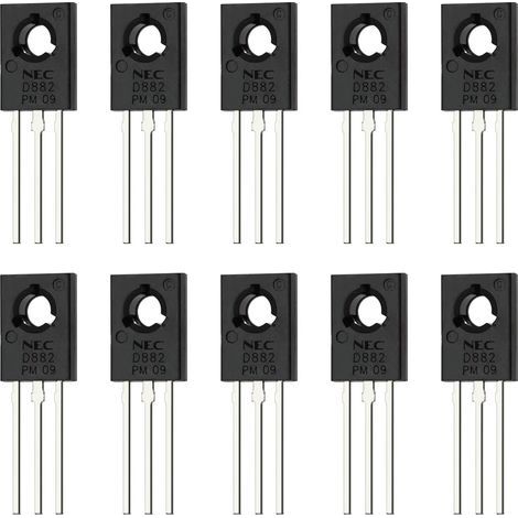 10 Transistoren, NPN-Silizium, 3 Pins, 40 V, 3 A Stromversorgung, Allzweck-Audioradio (1/5)