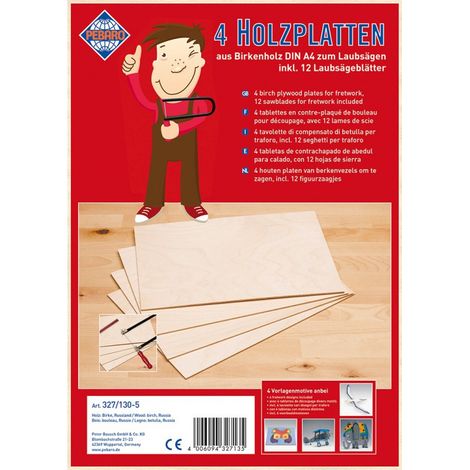 Set de contreplaqué à découper A4 (1/2)