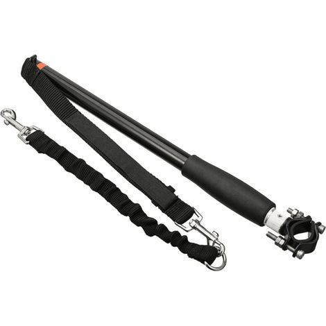 Vélo Chien Laisse Traction Chien Laisse Chargeable Chien Laisse Vélo Chien Marcheur Produits Pour Animaux Noir (1/2)