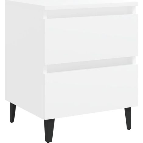 Table de chevet Blanc 40x35x50 (1/5)